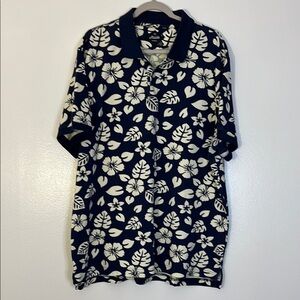 Bonobos Maide | Hawaiin floral/leaf short sleeve polo shirt Men’s size XXL 2X